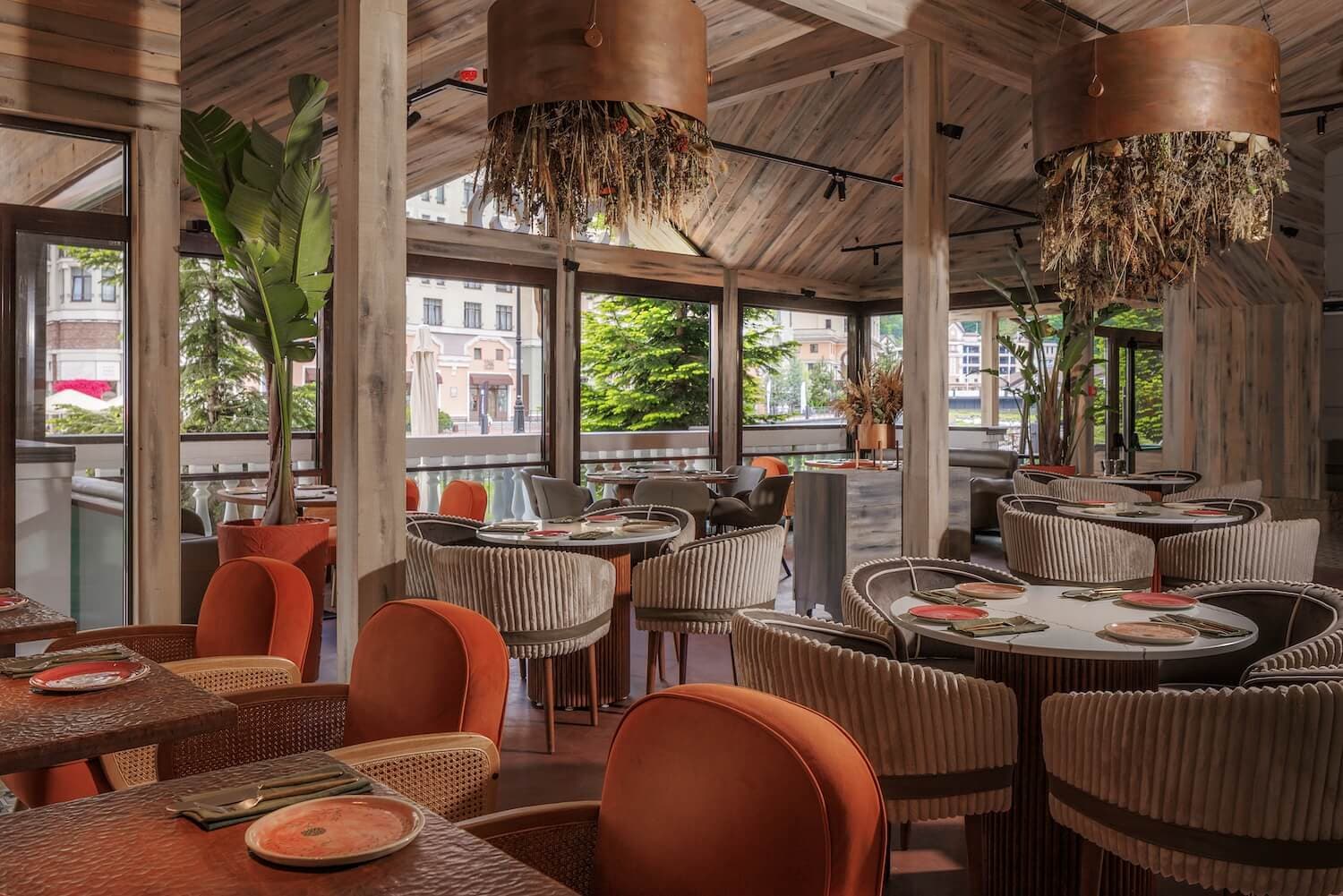 Ресторан Kaf Kas на горном курорте Роза Хутор