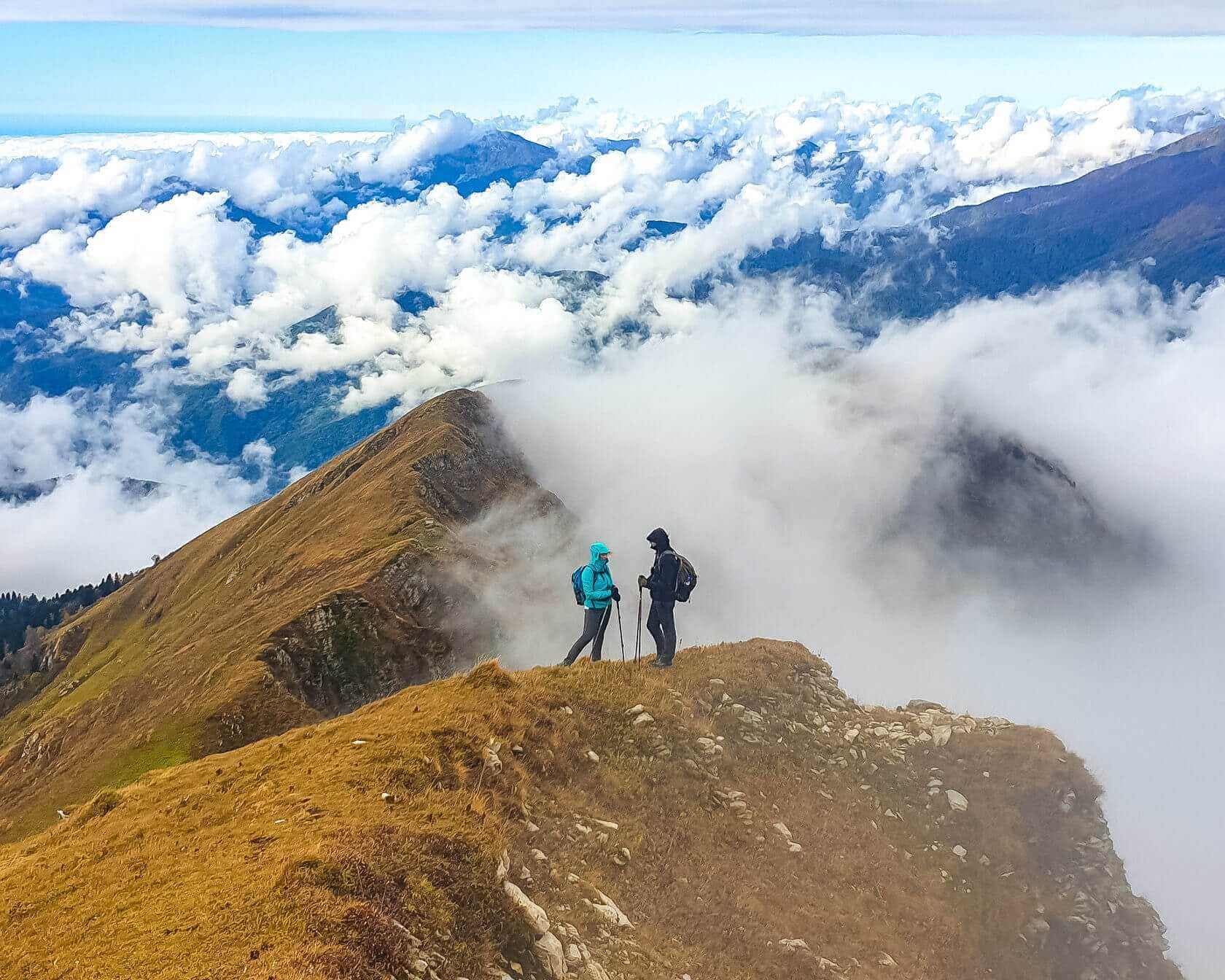 пеший поход с гидом по хребту аибга в красной поляне